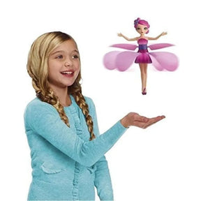 Magic Flying Fairy Princess Doll Flying Fairy Doll Toys for Girls Sky Dancers Flying Pixie Dolls Infrared Induction Control Toy