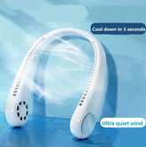 ORIGNAL Neck Fan Portable Bladeless Hanging Neck 600mAh Rechargeable Air Cooler 3 Speed Mini Summer Sports Fans