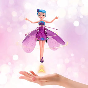 Magic Flying Fairy Princess Doll Flying Fairy Doll Toys for Girls Sky Dancers Flying Pixie Dolls Infrared Induction Control Toy